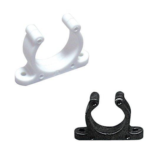 Plastic Support Screw-On Clip 15mm Black | 4Boats
