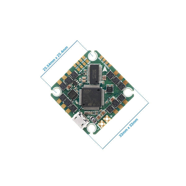 TuneRC Poly F405 20A AIO Flight Controller V1.2 for 2S-4S Toothpick & Cinewhoop Drones