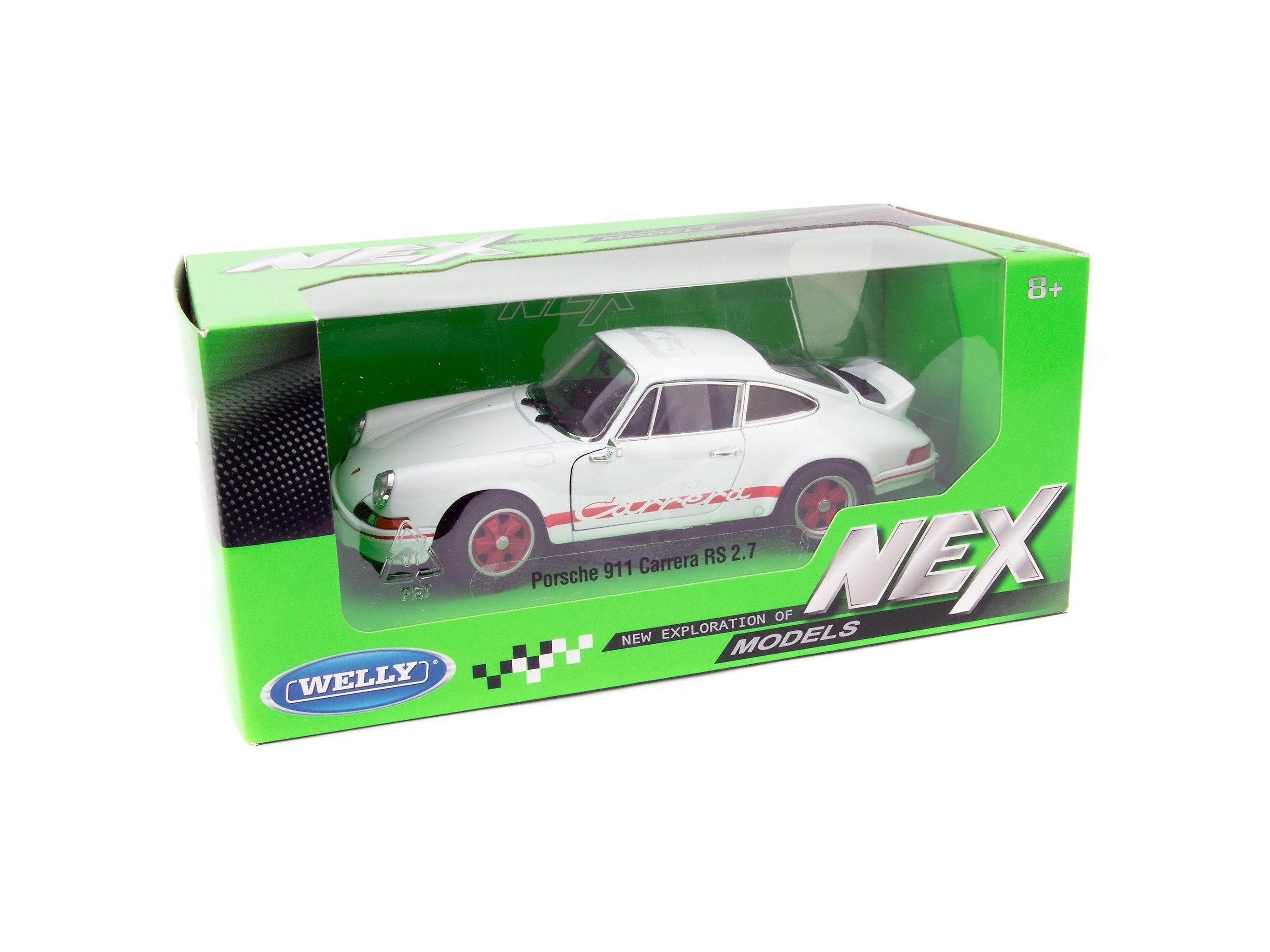 Porsche 911 Carrera RS 2.7 1973 white - 1:24 Scale