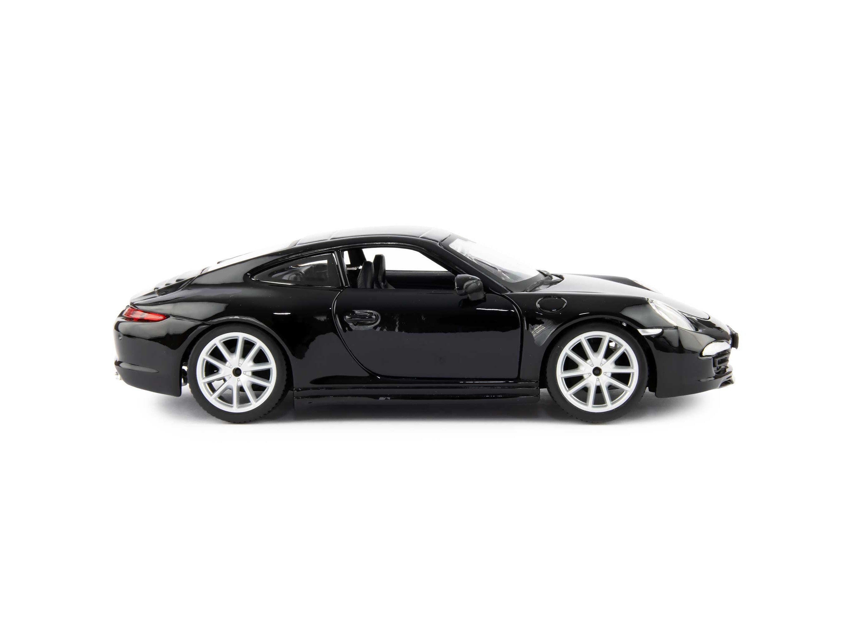 Porsche 911 Carrera S 2011 Black 1:24 Scale Bburago Diecast Model