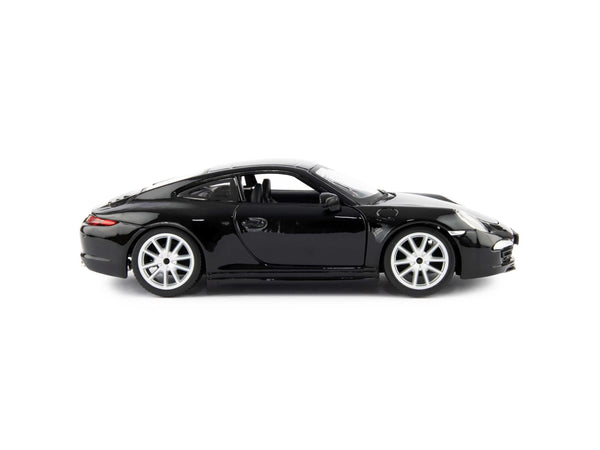 Porsche 911 Carrera S 2011 Black 1:24 Scale Bburago Diecast Model