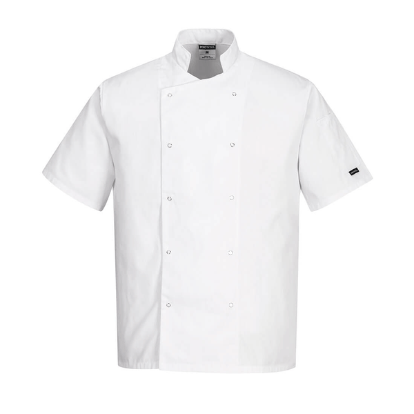 Portwest C733 Cumbria Short Sleeve Chefs Jacket