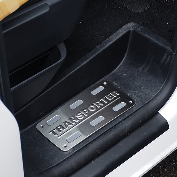 For VW T6.1 Transporter Step Protectors Stainless Steel For Kombi, Sport Line, Shuttle, Twin-doors (Set of 4)