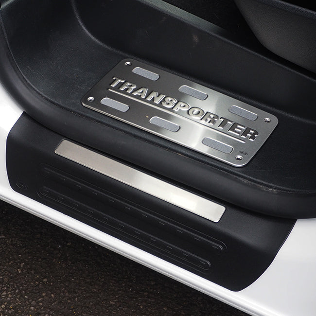 For VW T6.1 Transporter Step Protectors Stainless Steel For Kombi, Sport Line, Shuttle, Twin-doors (Set of 4)