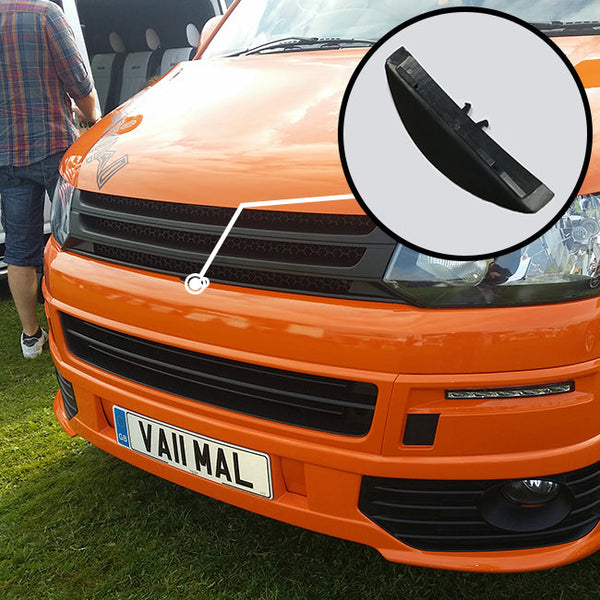 For VW T5.1 Transporter Front Badgeless Grille (Matte) Painted and Ready to Fit | Van-X