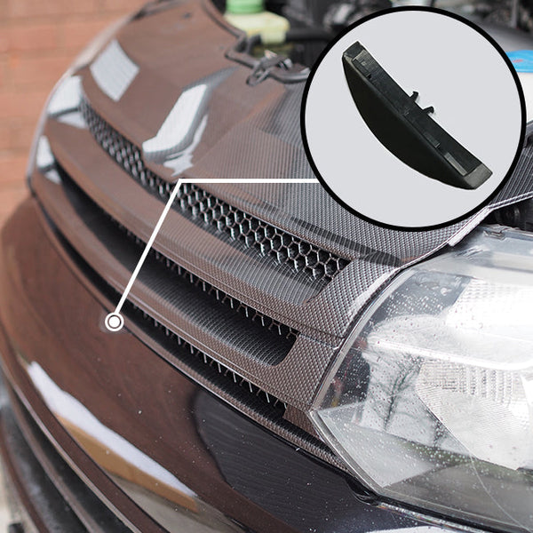 For VW T5.1 Dark Carbon Badgeless Grille *Clearance* [B Grade] | Van-X