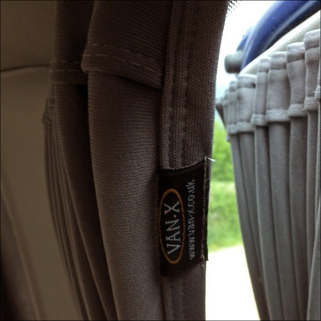 For VW T5 Window Curtains Eco-Line - Grey | Van-X