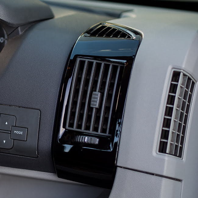 For Peugeot Boxer Dashboard Air Vent (Black) Painted and Ready to Fit