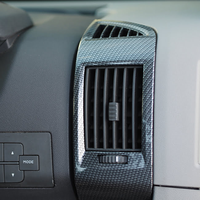For Citroen Relay Dashboard Air Vent (Dark Carbon)