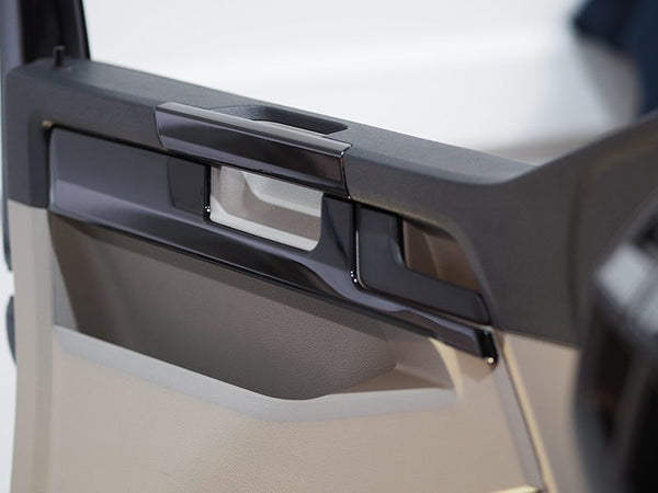 For VW T6 Transporter Comfort Dash Styling Door Card Trim + Grab Handle Bundle Painted and Ready to Fit