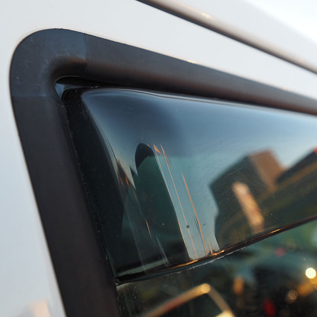For VW T6.1 Transporter In Channel Wind Deflectors Tinted