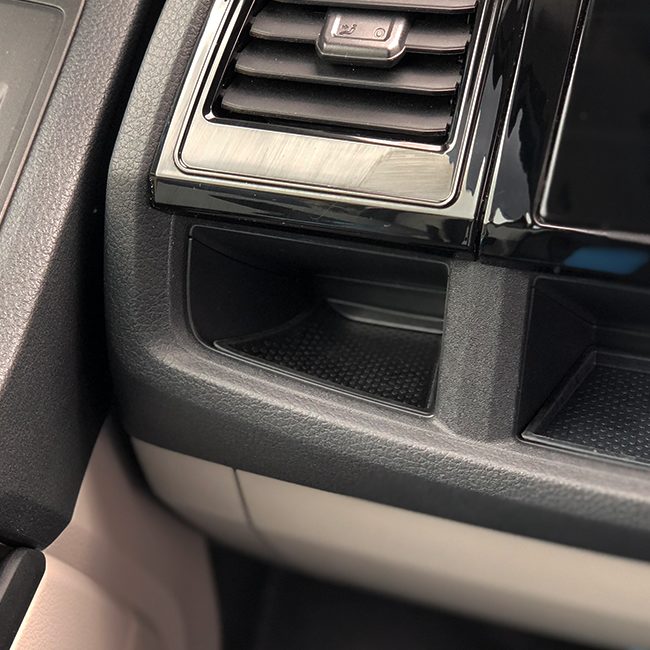 For VW T6 Transporter Interior Lower Dash Mats/Cover Dash Tidy Direct fit Camper Van