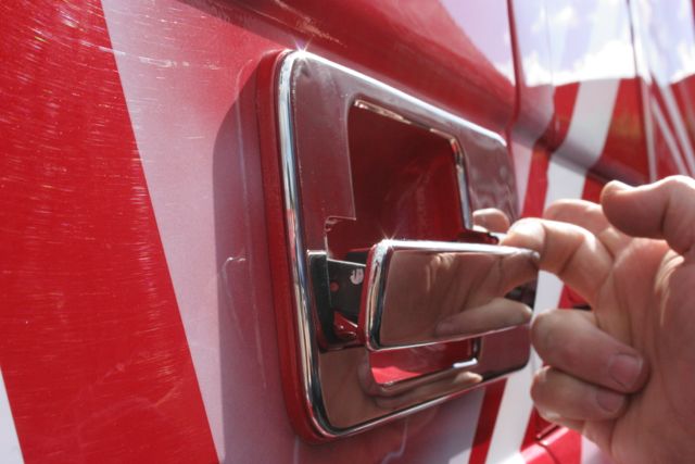 For Mercedes Actros Stainless Steel Door Handle Covers | Van-X