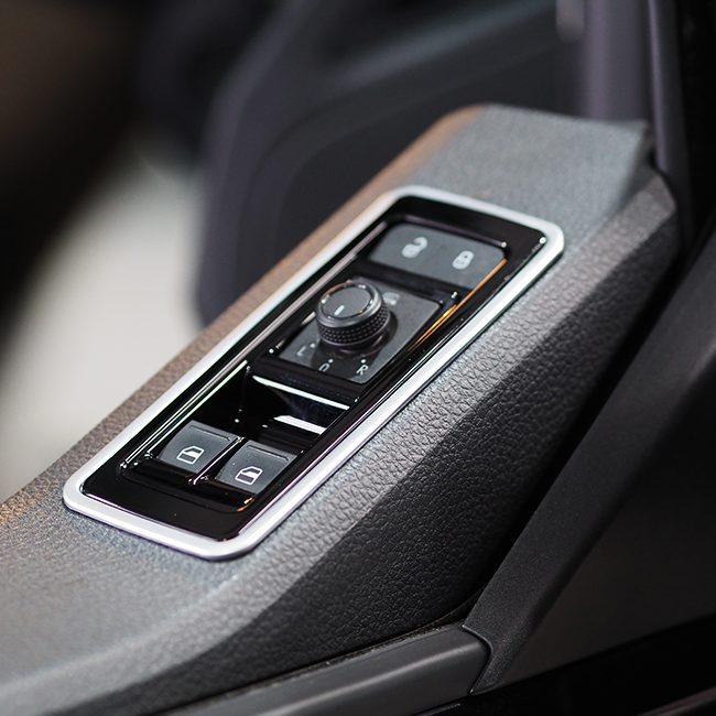 For VW T6 Transporter Electric Mirror Switch Interior Styling Unit Painted and Ready to Fit