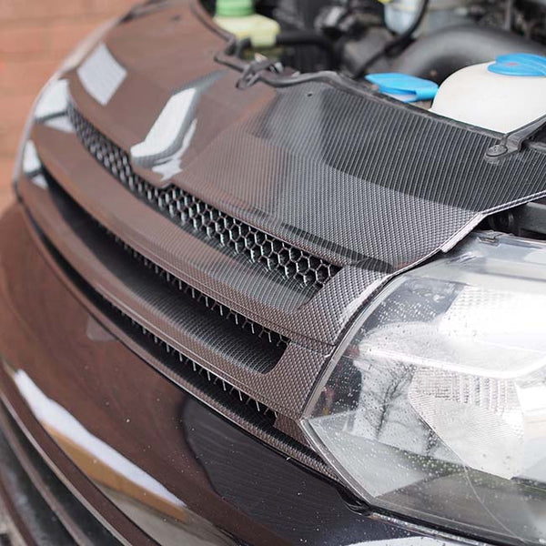 For VW T5.1 Dark Carbon Badgeless Grille *Clearance* [B Grade] | Van-X