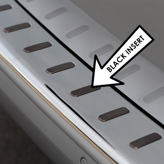 For VW T6 Transporter Multivan Rear Bumper Protector Tailgate Stainless Steel