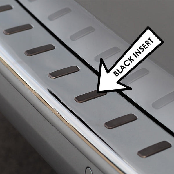 For VW T6 Transporter Multivan Rear Bumper Protector Tailgate Stainless Steel