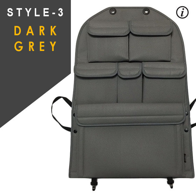 For VW T5 T5.1 Transporter Campervan Leatherette Back Seat Organiser Set of 2 bundle