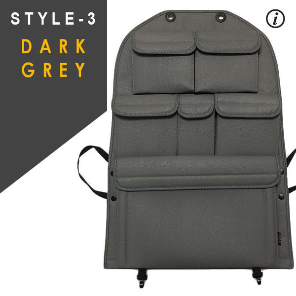 For VW T5 T5.1 Transporter Campervan Leatherette Back Seat Organiser Set of 2 bundle