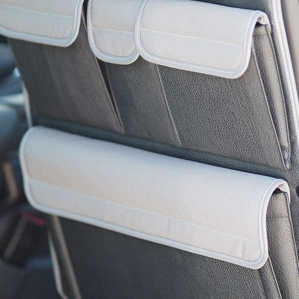 For VW T5 T5.1 Transporter Campervan Leatherette Back Seat Organiser Set of 2 bundle