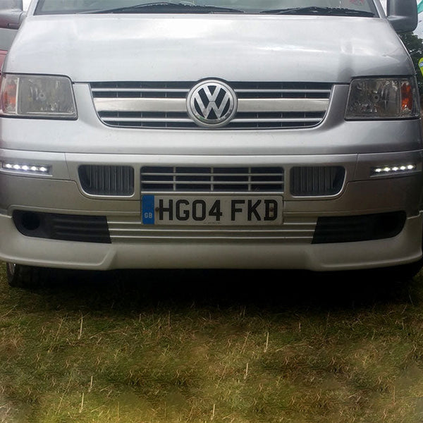 For VW T5 DRL, LED Commercial Bumper Daylight Kit Painted and Ready to Fit