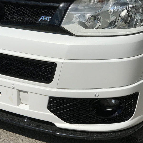 For VW T5.1 Transporter Van Front Styling Gloss Black Package (3pcs) Painted and Ready to Fit