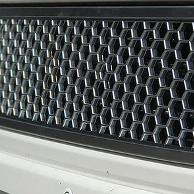 For VW T5.1 Front Mesh Honeycomb Bumper (Matte Chrome) Painted and Ready to Fit