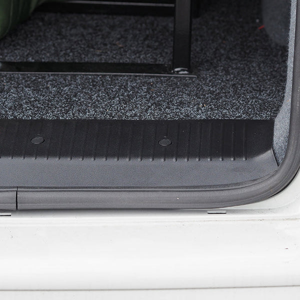 For VW T6 V2 Transporter Rear Threshold Cover Barndoor / Twin Door Plastic Full Length