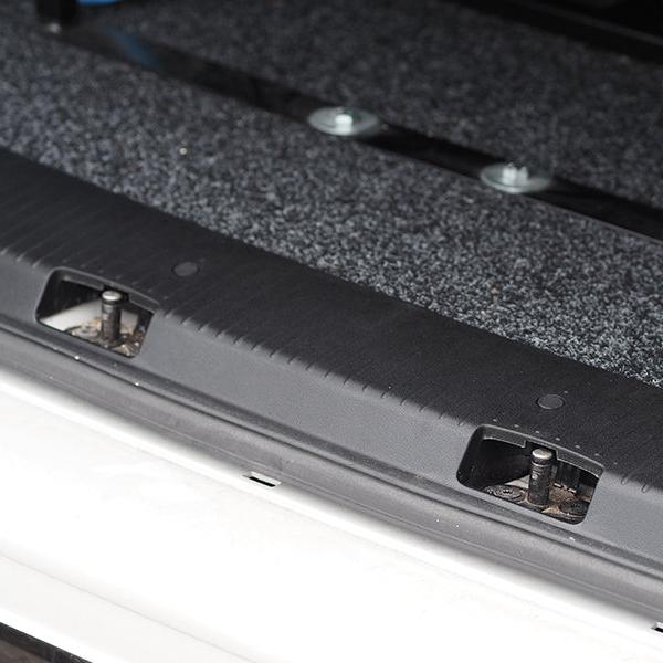 For VW T5, T5.1 V2 Transporter Rear Threshold Cover Barndoor / Twin Door Plastic Full Length