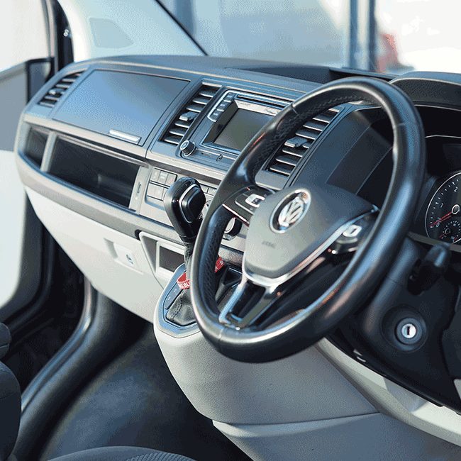 For VW T6 Transporter Glove Box Comfort Dash Conversion Textured (B-Grade) Painted and Ready to Fit