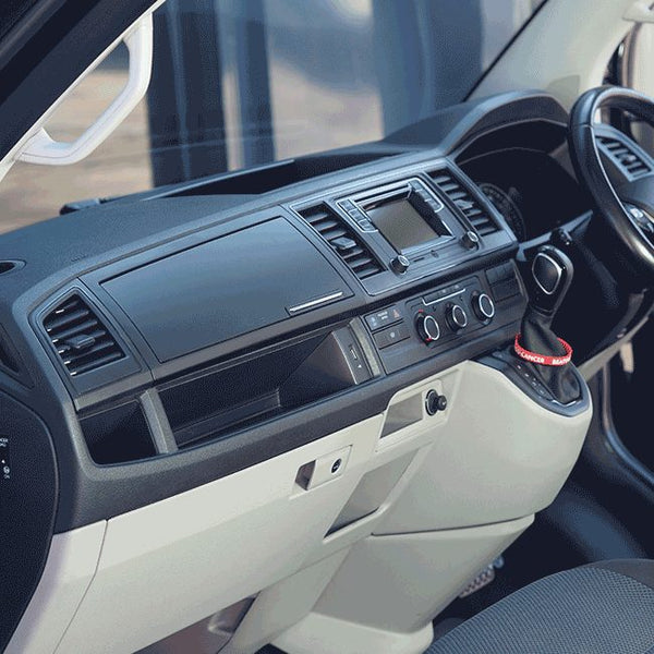 For VW T6 Transporter Glove Box Comfort Dash Conversion Textured (B-Grade) Painted and Ready to Fit