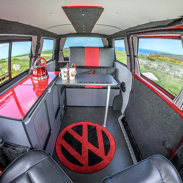 For VW T6.1 Transporter Van Conversion Premium Curtains - Black/Grey - CREATE YOUR OWN BUNDLE! Van-X