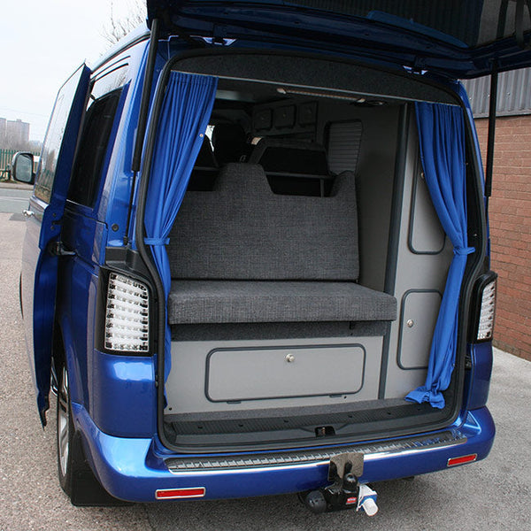 Wellhouse Curtains 3x Sides 1x Tailgate Black/Grey