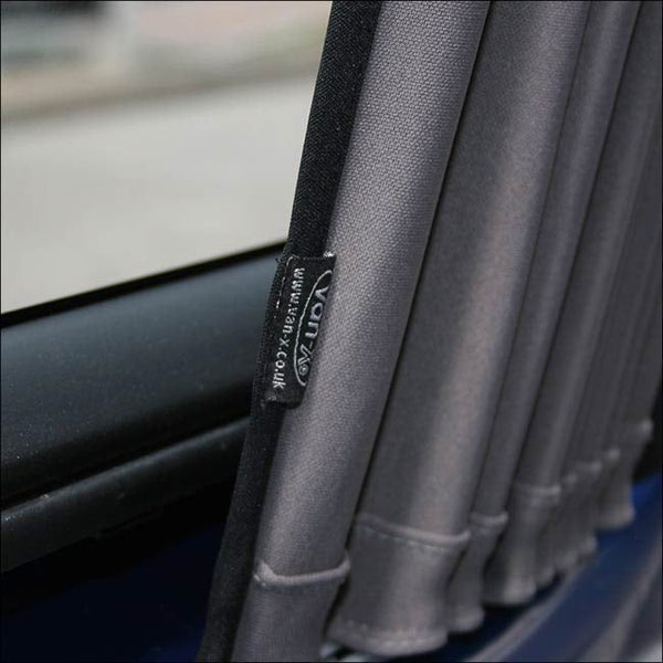 For VW T5 Window Curtains Eco-Line - Black | Van-X