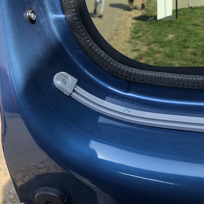 Van-X Barn Door Curtain Rails – 2x Flat Surface Rails for Van Curtain Kit Replacements or Spares