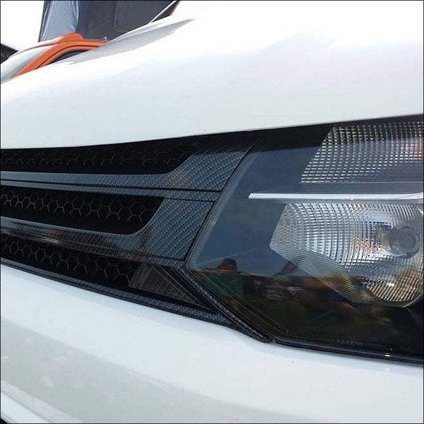 For VW T5.1 Dark Carbon Badgeless Grille *Clearance* [B Grade] | Van-X