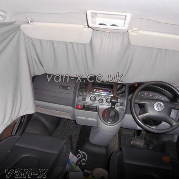 For VW T5 Transporter Front Cab Curtain Premium-Line | Van-X