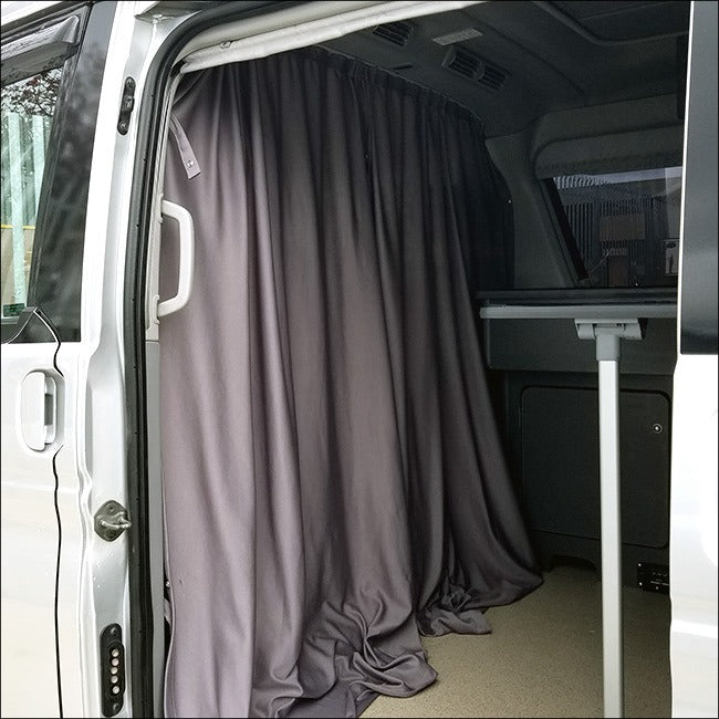 For Ford Freda Cab Divider Curtain Kit with Rail Premium Quality - Van-X
