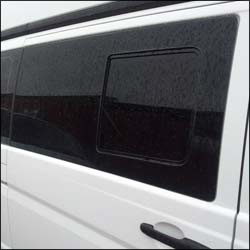 For Mercedes Vito Smoked Side Window Sliding Glass | Van-X
