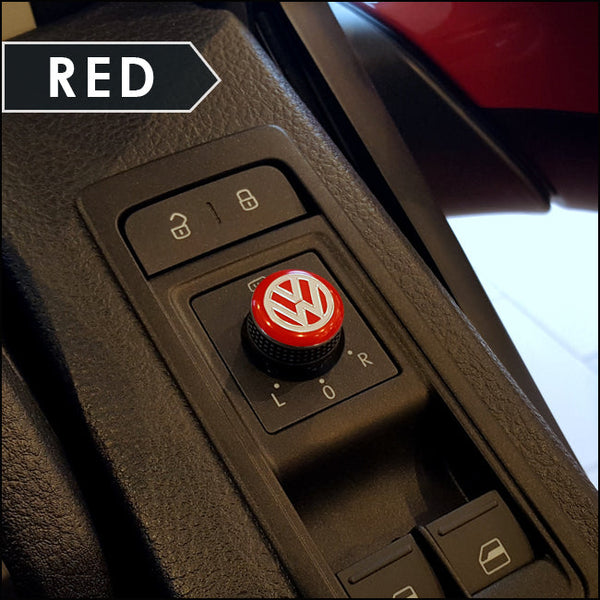 For VW T5 T6 Caravelle California Aluminium Mirror Switch Cap Replacement | Van-X