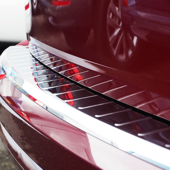 For VW Caddy Rear Bumper Protector Stainless Steel – Durable Guard Cover