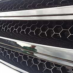For VW Volkswagen T5.1 Front Badgeless Grille B-Grade – Gloss Piano Black Finish | Van-X - Clearance