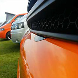 For VW T5.1 Transporter Matte Black Badgeless Grille *Clearance* [B Grade] | Van-X