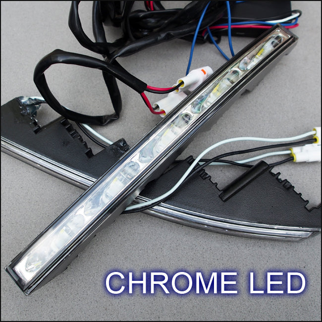 For VW T5 DRL, LED Commercial Bumper Daylight Kit Painted and Ready to Fit