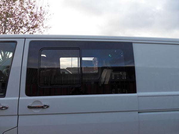 VW T5 Transporter Glass Side Sliding Window Smoked