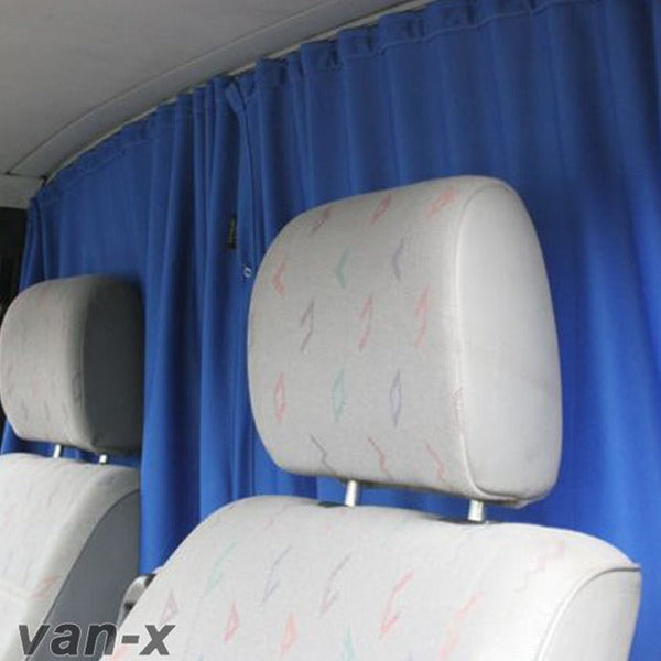 For Ford Transit Custom Cab Divider Curtain Kit with Rail Premium Quality  - Van-X