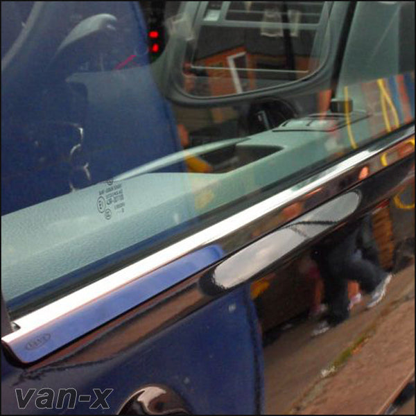For VW T6.1 Transporter Stainless Steel Window Sill Trims | Premium Van-X Accessories