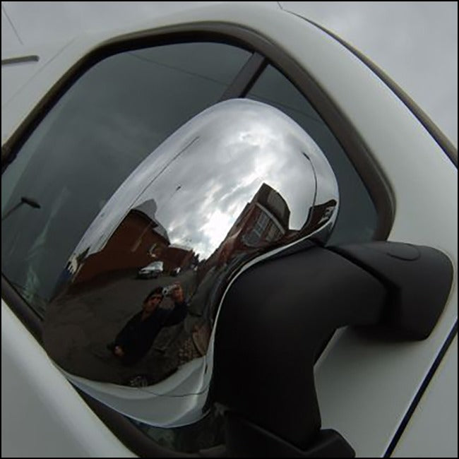 For Vauxhall Vivaro Stainless Steel Mirror Covers | Van-X