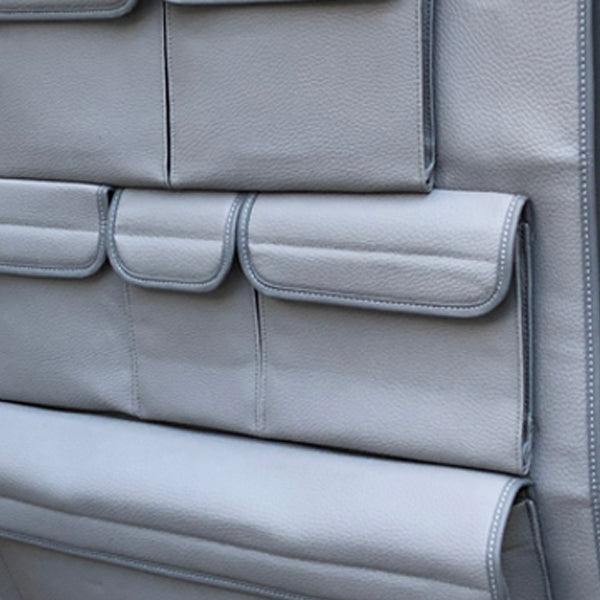 For Ford Transit Custom Double Seat Back Organiser – Premium Leatherette Storage Solution