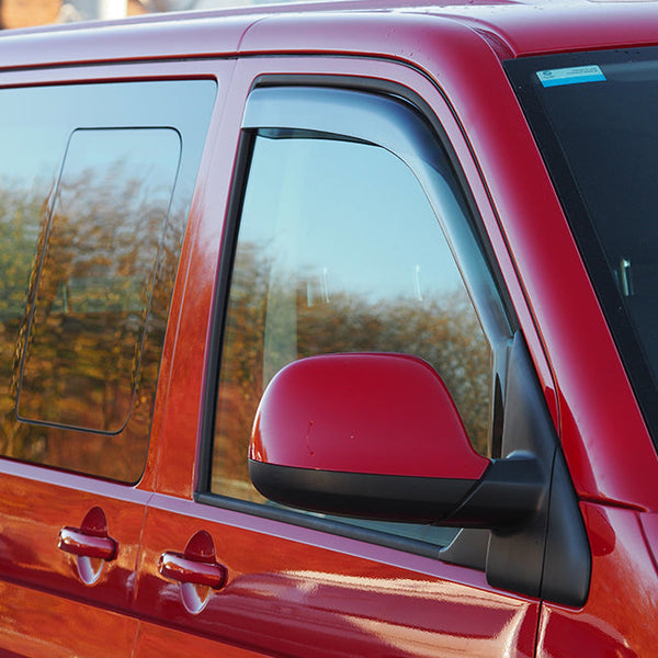 For VW T5 ,T5.1 Transporter In Channel Wind Deflectors Tinted